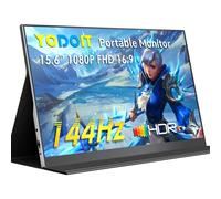 Monitor Portatile 144Hz Schermo FHD 1920×1080P 15,6 display IPS con porta USB