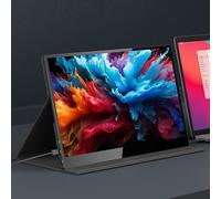 Monitor Portatile 15,6" 4K UHD 60Hz con Altoparlanti Doppi, SRGB, Nero