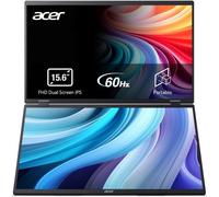 Acer PD3, PD163Q, Monitor Portatile, 15.6" Full HD, IPS, Nero