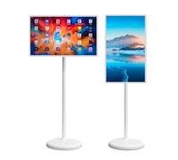 Monitor portatile con touch screen, risoluzione 1080p, lunga durata della batteria, supporto rotante e webcam integrata per intrattenimento mobile e lavoro remoto