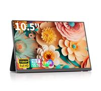 Monitor portatile da 10,5 pollici per latop, schermo 2K FHD 60 Hz, ingressi USB-C e HDMI, pannello IPS ultra sottile con HDR e Smart Cover Premium e altoparlanti per laptop, PC, telefono, PS4/5
