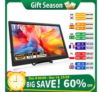 Monitor portatile da 11.6 pollici compatibile con HDMI Laptop secondo schermo Gaming Display esteso per Switch/PS4/Xbox/Raspberry Pi