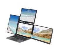 Monitor Portatile da 13,3 Pollici, Estensore Schermo per Laptop 3 IPS HD 1920 X 1200 per Laptop da 11,6 a 17 Pollici, Staccabile, per Windows, per OS X, per Linux