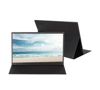 Monitor Portatile da 15,6 Pollici, QUALITÀ 'IMMAGINE ULTRA HD, DOPPI ALTOPARLANTI INTEGRATI, PLUG AND PLAY, Estensore per Schermo per Laptop IPS HDR 1080P con Interfaccia (Spina