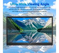 Monitor portatile da gioco da 15.6 pollici 60HZ per Laptop, Display IPS 16:9 1080P LCD FHD secondo schermo esterno del Computer per telefono