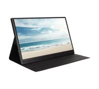 Monitor Portatile, Display IPS HD USB C da 15,6 Pollici 1920x1080, Display per Computer HDR Eye Care, Schermo Esterno, Doppi Altoparlanti Integrati, per Smartphone, Laptop (Spina