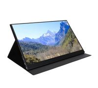 Monitor Portatile, Display per Laptop IPS da 16,1 Pollici 1920x1080, con 2 Porte USB C 3.1, Interfaccia Multimediale HD, per Progettazione Grafica, Editing di Foto, Produzione