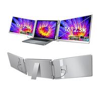 Monitor portatile FOPO S5 estensore per triplo schermo 16 , 2.5K FHD Pixel, tempo di risposta 1 ms Rotazione a 360° - Nouvo