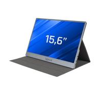 iggual - Monitor portatile da 15,6". - Pannello IPS Full HD (1920 x 1080). -Formato 16:9.- Schermo portatile da viaggio - Display ausiliario per laptop/Mac/Nintendo Switch/Telefono. (36 x 23 x 1 cm