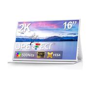 Monitor portatile UPERFECT 2K da 16" 500 nit 16:10 700 g HDMI 2x USB-C VESA Mate