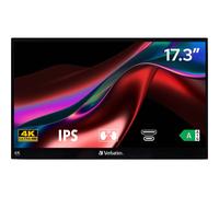 Verbatim 32239 Monitor PC 43,9 cm (17.3") 3840 x 2160 Pixel 4K Ultra HD LCD Touch screen Nero