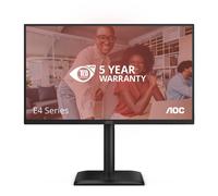 Monitor professionale AOC 24E4U 24 FHD 120 Hz con supporto regolabile in altezza e tecnologia anti luce blu - Nouvo