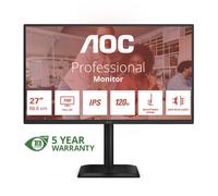 Monitor professionale AOC 27E4U 27 FHD 120 Hz con supporto regolabile in altezza e tecnologia anti luce blu - Nouvo