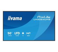 Monitor professionale iiyama 50″ IPS 4K Ultra HD 500 nit WiFi Android 14 segnaletica digitale 24 ore su 24, 7 giorni su 7