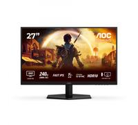 AOC Gaming Monitor Q27G42ZE 27 pollici, 2560x1440, WQHD, 260Hz, Fast IPS Panel, 0.3ms MPRT, (HDMI1x 2.0 DP 1x 1.4) Adaptive Sync, HDR10, G-Sync Compatible, Nero