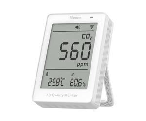 Monitor qualità aria Sonoff Airguard CO2 NDIR Wi-Fi Matter USB-C Bianco