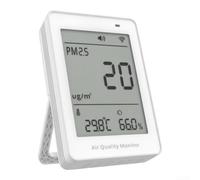 Monitor Qualità Smart Matter PM2.5 PM10 Schermo Monitor Qualità | Matter ecosystem, PM2.5/PM10 detection, real-time display, app control, bedroom office use