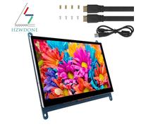 Monitor Raspberry Pi da 7 pollici 4/3/2/B/B+/A+ 1024x600 IPS Touchscreen capacitivo a 5 punti Display HDMI gratuito per Win 7/8/10