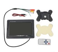 Monitor retrovisore LCD da 7 pollici per camion e veicoli commerciali, doppio ingresso AV, display retrovisore automatico, impostazioni dello schermo regolabili per una visione ottimale