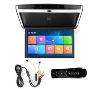 Monitor ribaltabile, monitor tetto per lettore tetto per auto 17,3 pollici 1080P, TV Bluetooth WIFI HDMI USB SD FM MP5 altoparlante, per Android 8.1
