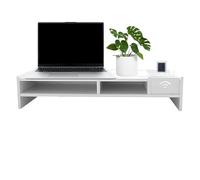 Monitor Riser - Riser desktop | Organizzatore desktop | Supporto monitor a 3 livelli | Risparmio di spazio Supplies computer per la lettura di studio di classificazione lavorando affic