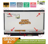 Monitor Schermo LCD da 11,6 pollici per ACER KL,1160D,012 30 pin HD