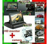 KIT MONITOR 4.3 POLLICI + TELECAMERA AUTO CAMPER FURGONE Parcheggio ASSISTITO