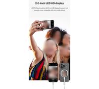 Monitor selfie cablato 2,1 pollici con supporto magnetico per vlogger e uso stud