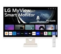 LG 27U511SA-W - Monitor MyView da 68,6 cm (27"), pannello IPS (1920 x 1080), 100 Hz, 5 ms (GtG), WebOS 23, sRGB 99%, regolazione dell'inclinazione (asse orizzontale), bianco