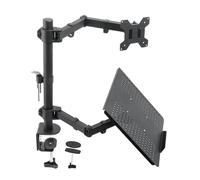 Monitor stand， Supporto for monitor e laptop Supporto for computer desktop regolabile Staffa a doppio braccio fino a 17 pollici ，parts