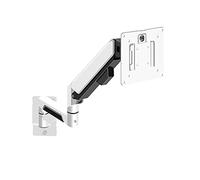 Monitor Stand White Monitor Stand Adjustable Gas Spring Single Arm Stand 10"-32" Monitor Wall Mount Bracket with 75/100mm VESA Holds Up to 19.8lbs Monitor Mount (Style : B)