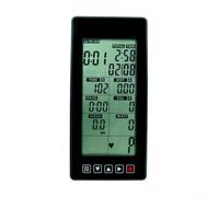 Monitor tachimetro per cyclette e ellittiche, tiene traccia del tempo di allenamento, della distanza, della velocità e delle calorie con compatibilità con sensore di scansione automatica