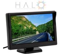 MONITOR TFT LCD 4:3 A COLORI PER TELECAMERA RETROMARCIA 2 USCITE VIDEO CAM