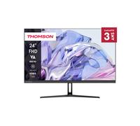Thomson Monitor 24 pollici Full HD, frequenza di aggiornamento 100Hz, pannello VA, contrasto 4000:1, HDMI, Low Blue Light, supporto VESA 75x75, nero, M24FB2Y14