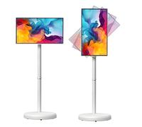 Monitor touch screen 1080P con fotocamera, display intelligente mobile, telecomando, design girevole, archiviazione 6+128 GB, display in piedi