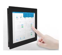 Monitor touch screen industriale da 1 pezzo, 21,5 pollici, con custodia in metallo, monitor touch resistente industriale con interfaccia VGA/HDMI/DVI/USB(VGA DVI USB)