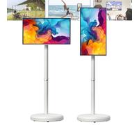 Monitor touch screen portatile con batteria integrata, sistema operativo Android, rotazione completa per intrattenimento mobile