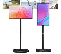 Monitor touch screen portatile con batteria integrata, sistema operativo Android, rotazione completa per intrattenimento mobile
