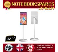 Monitor touch screen portatile Smart Rolling TV da 32" con ruote Android 15 TV