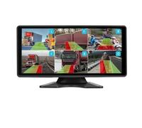 Monitor touchscreen da 10,36" con schermo diviso a 6 canali e telecamere posteriori anteriori rilevamento Ai for roulotte camper(Only Screen)