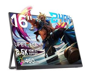 Monitor Uperfect 16" 2.5K Wide QHD 240Hz IPS FreeSync VESA 16:10