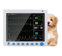 Monitor veterinario portatile - Macchina multiparametrica per cani, gatti e animali domestici con 4800 set di memorizzazione dei dati della pressione sanguigna