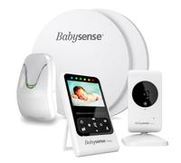 Monitor Video per Bambini Babysense con Schermo da 2,4" e Monitor del Movimento del Bambino con Avvisi in Tempo Reale per Assenza, Per Uso Domestico, Non a Contatto, 2-in-1