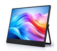 Monitor wireless portatile da 15,6 pollici, display IPS 1080P per laptop | Display IPS 1080P con rotazione automatica di tipo C e HDMI, monitor esterno portatile per laptop, telefono, switch, PS5