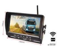 Monitor Wireless Ricevitore Professionale DVR Registratore 4 Canali 12V 24V Per