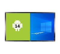 MONITOR YASHI LY7520 TOUCH INTERATTIVO 75 4K 8/128GB 40 TOCCHI ANDROID 14 USB-C