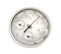 Monitoraggio Ambientale In Acciaio Inossidabile Barometri Termometri Igrometro 130 Mm Diametro Diametro Per La Pesca Del Misuratore Pressione Della Temperatura Umidità Esterna