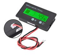 Monitoraggio della capacità della Batteria, Display LCD Impermeabile | Configurazione efficiente, Lettura precisa della tensione, Robusta pellicola in PVC, Compatibile con batterie al