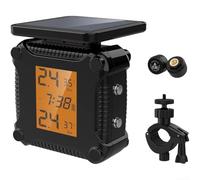 Monitoraggio della pressione dei pneumatici a energia solare wireless per moto Display a colori reale Monitoraggio reale 2.4GHz trasmissione del segnale Build (M8)
