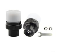 Monitoraggio della pressione dei pneumatici, confezione da 2 indicatori luminosi con sensore valvola Real- PSI per valvola AV, e-bike, scooter, ciclismo di sicurezza (nero)